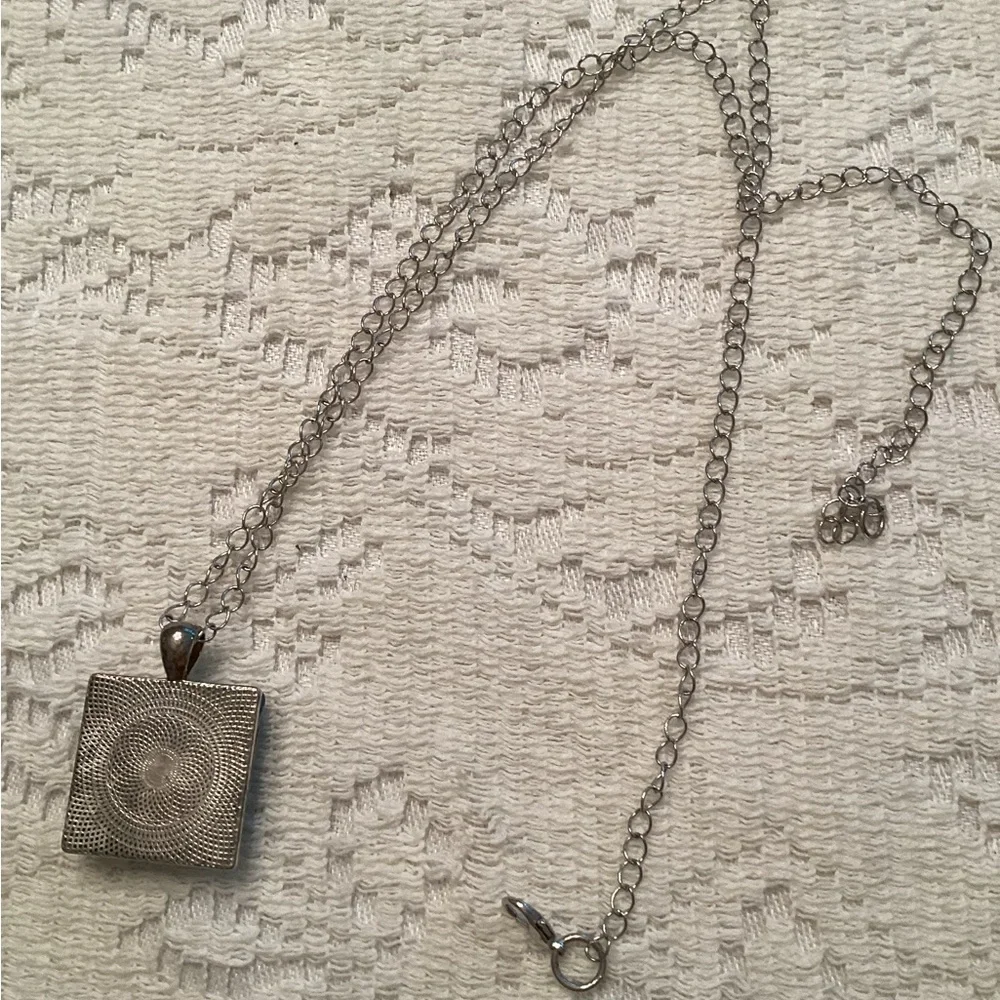 New Handmade Blue and Silver Necklace - Picture 3 of 3